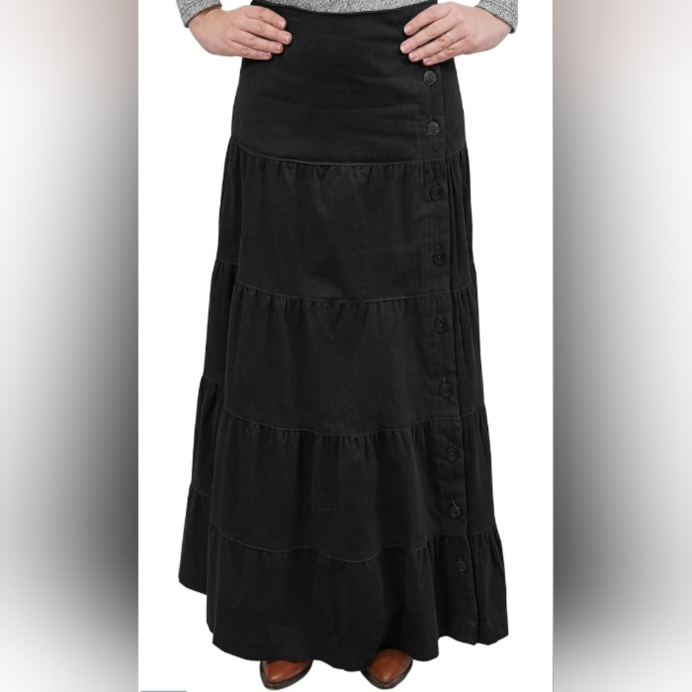 Baby O Fine Corduroy Button Up Skirt